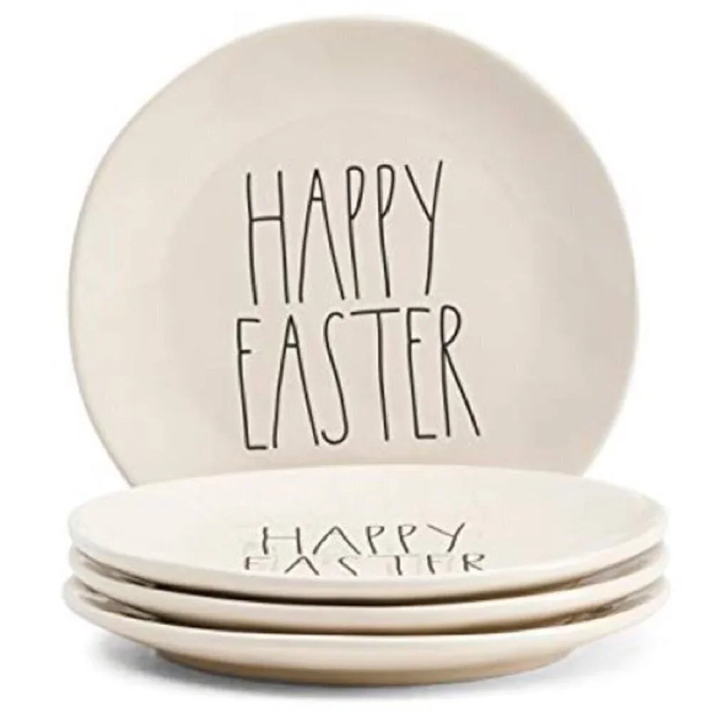 Rae Dunn Happy Easter 13” Plate